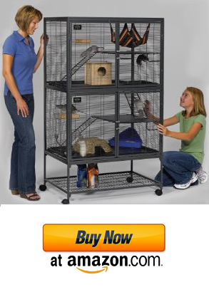One of the cool chinchilla cages you can find online.